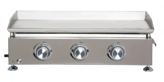 Outdoor 3 Burners Stainless Steel Griddle Grill