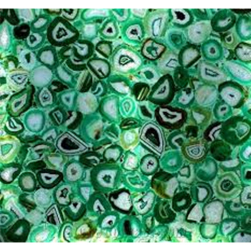 semiprecious stone green agate slab