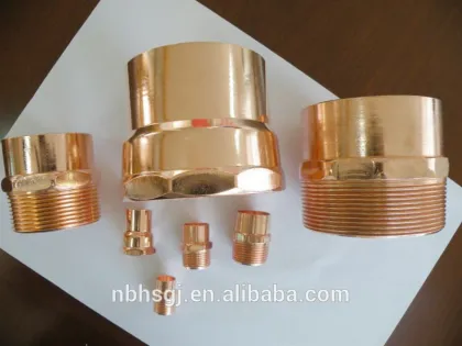 Plumbing Red Copper pipe Fittings