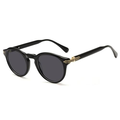 Vintage Classic Round Acetate Sunglasses