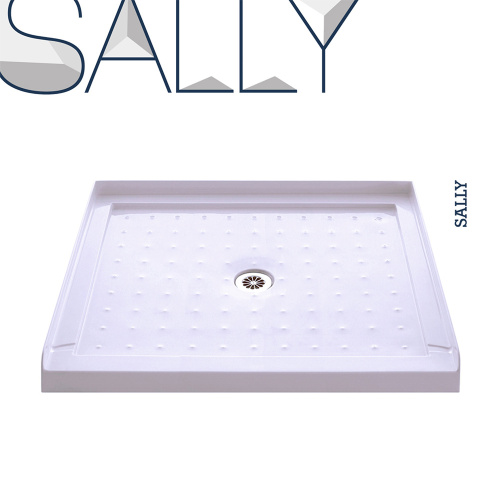 Sally Acrylduschbasis Nicht-rutsches Quadratschableiche