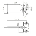 Chrome Single Lever Kitchen Mikser