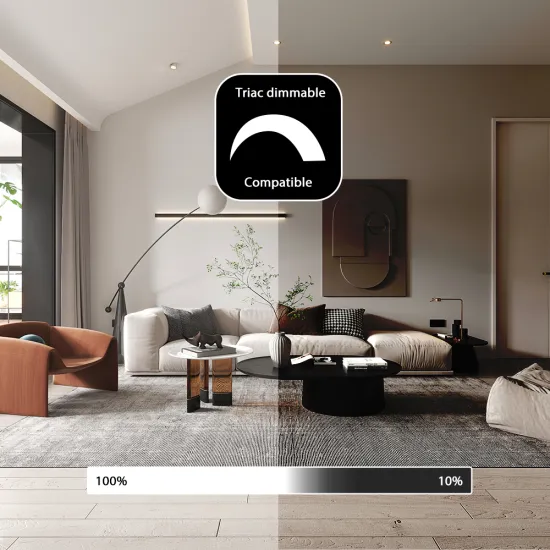 LANBOT 3-inch 11W LED Gimbal Downlight Trim - 3 CCT Options