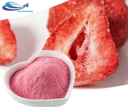 Freeze dried strawberry fruit powder