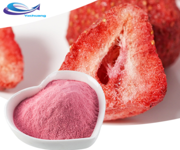 Freeze dried strawberry fruit powder