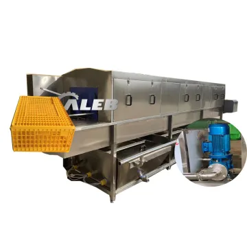Automatic Chicken Crates and Turnover Basket Washing Machine for Plastic Box Trays