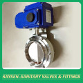 DIN Food Grade Electric Butterfly Valves Dilas