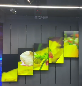 Wall Mounted LCD Split Screen Digital Signage for Indoor Advertising Displays
