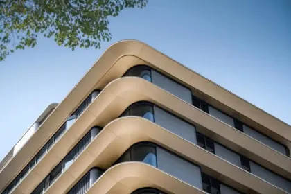 Aluminum veneer powder coating