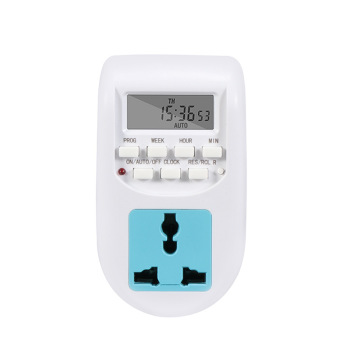 Wysoka jakość Al-06 24-godzinna wtyczka mechaniczna LCD cyfrowy gniazdo timera