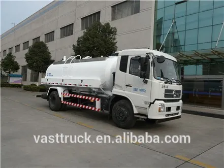 Sewage truck used for suction transport sewage in sanitation