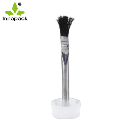 8oz small glue metal bottles with brush lids