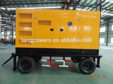 Outdoor Power 13Kw Water cooled Portable Generators Diesel Trailer