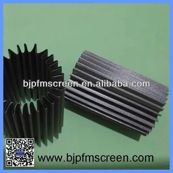Stainless Steel Pleated Wire Mesh Cylinder