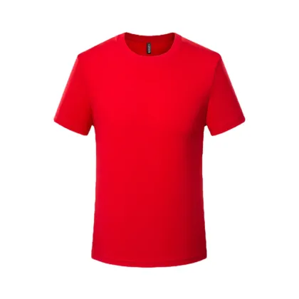 Custom Logo ALLBLUE 180GSM Cotton O Neck T-Shirt for Business Attire