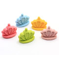 3D Mini Queen Tiara Crown Miniature in resina per bambini DIY Craft Scrapbook Hair Bow Center Decoration