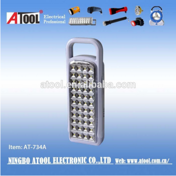 Portable 44SMD Lead-Acid Battery Rechargeable LED Emergency Light with Carrying Handle
