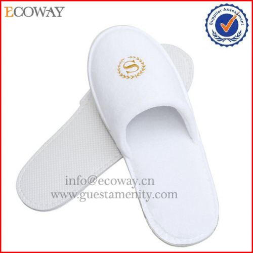 Customized disposable terry slipper for hotel