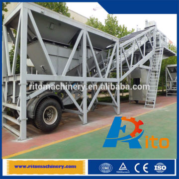 trailer hzsy75 mobile batching plant