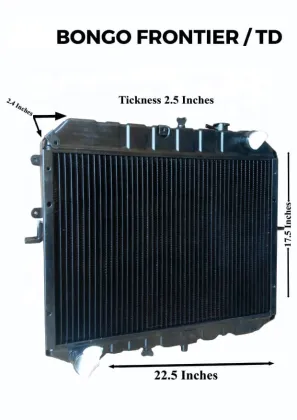 3 rows copper  radiator for KIA BONGO