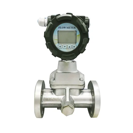 Natural cyclone inlet vortex precession flowmeter