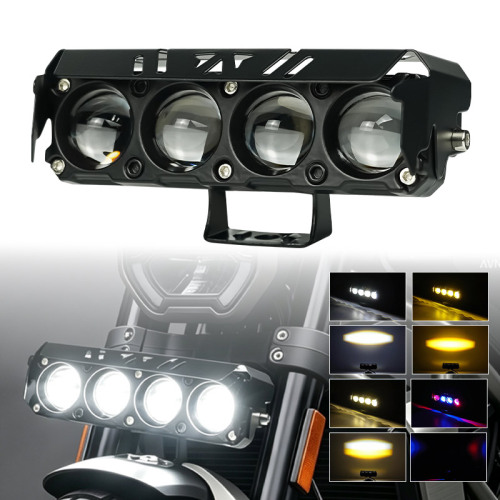 LiuHJG Waterproof 37W 4 LED Motorcycle Spotlight Lighting Systems Fog Light