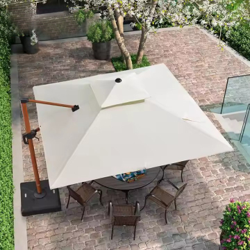 Ανεξάρτητη υπαίθρια ομπρέλα Sunshade με βάση για κήπους, ξενοδοχεία και παραλίες