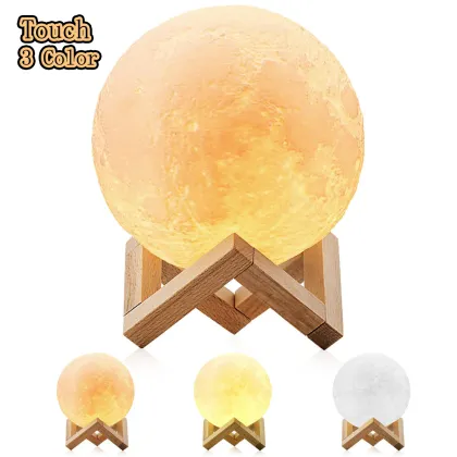 Levitating Moon Lamp: 3D Christmas Gift Night Light
