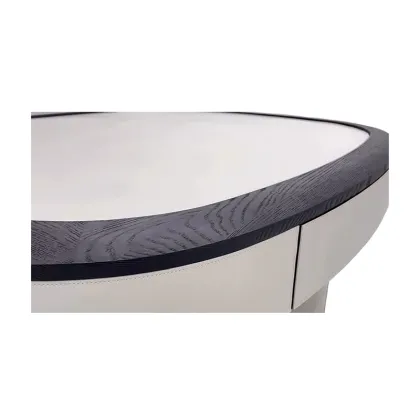 Customizable Solid Wood Saddle Leather Mahjong Table