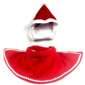 Weihnachtshund- und Katzen -Cape -passende Haustierzubehör