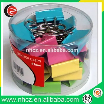 Colorful 41MM Binder Clip Tub Set