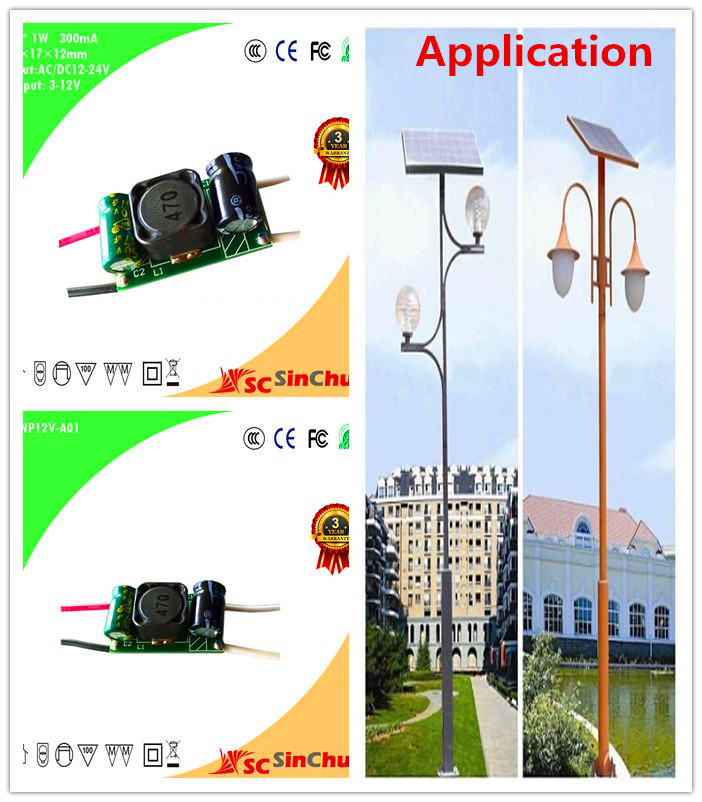 2014 New Product Professional Step-up LED Driver for Solar Light Made in China