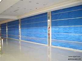 Super inorganic fabric fire shutter door