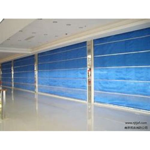 Super inorganic fabric fire shutter door