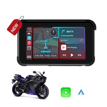 Stable Linux System 5 Inch Motor Screen with Camera, TPMS, BT, CarPlay, Android Auto for Motorcycle Navigation