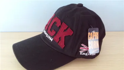 Jack patch embroidery baseball cap