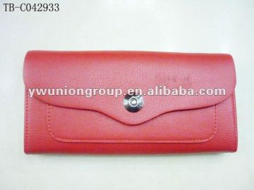 red classic woman purse