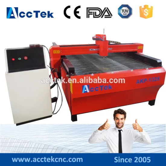 AKP1325 high speed china straight plasma cutting torch cnc machine