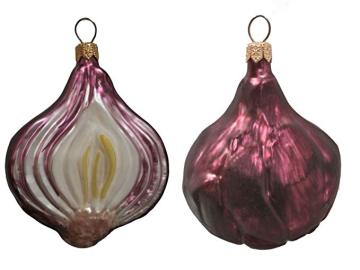 Ui-vormige aangepaste kerst glas ornamenten