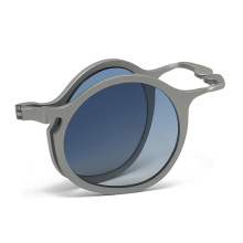 Folding Clip-On Titanium Sunglasses Frame Clip-On Titanium Sunglasses Frame Supplier