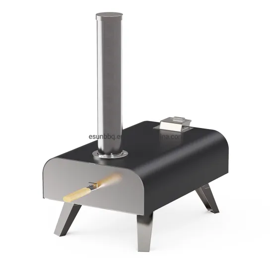 12" Pellet Pizza Oven Grill Outdoor Cooking with Durable Pizza Stone
