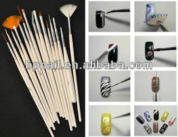 UV Gel Nail Set,Nail Art Makeup Brush Set