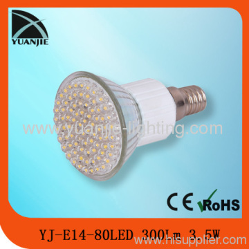 3.5w E14 Led Lamps 80led With Ce&amp;rohs Certificate 