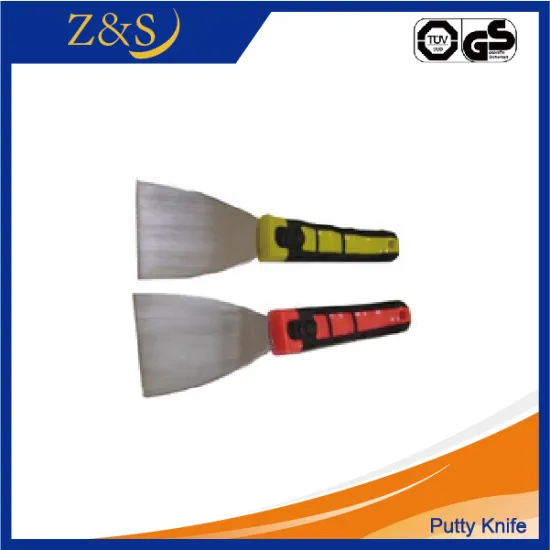 Hand tools, Stainless steel putty knife with plasitc handle ZS815