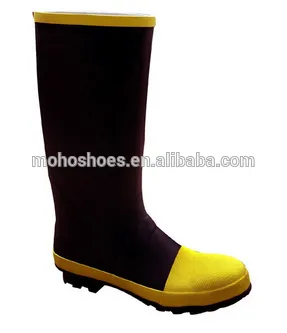 Sexy Rubber Safety Boots, Steel Toe Safety Rain Boots