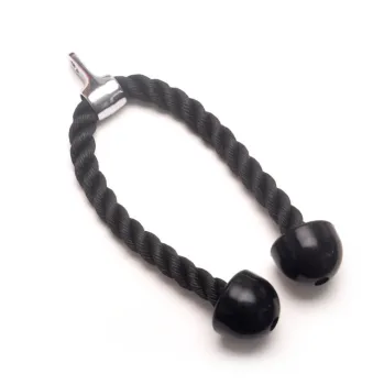 Professional Fitness Training Kit: Push-Pull Cord with Nylon Biceps & Tricep Rope for Gym Use