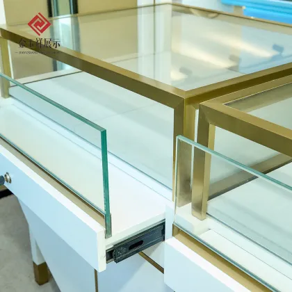 Gold Jewelry Store Display Counters
