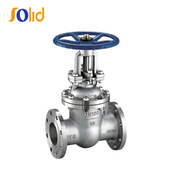 DIN SS316 / SS304 OEM Water Gas Flanged Gate Valve