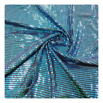 Amérique africaine Square Sequin Tissu imprimez les côtés doubles sequins tissu sequin et paillettes tissus
