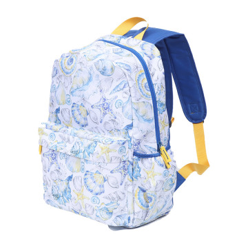 Children's book bag with conch design 900D Oxford cloth book bag